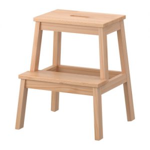 چهارپایه چوبی ایکیا مدل BEKVAM