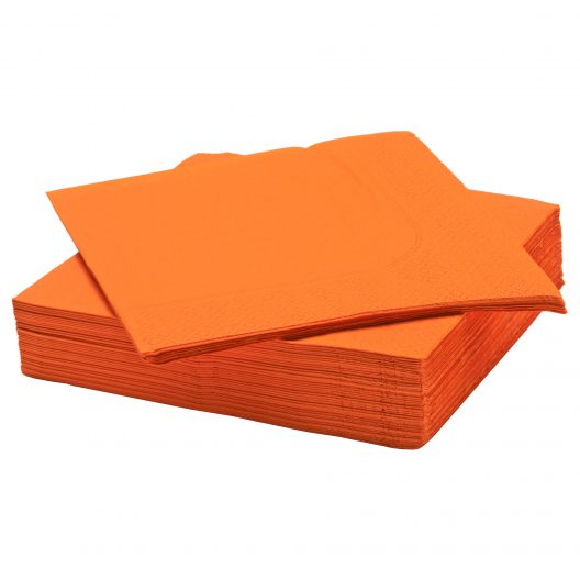 دستمال سفره نارنجی ایکیا مدل FANTASTISK