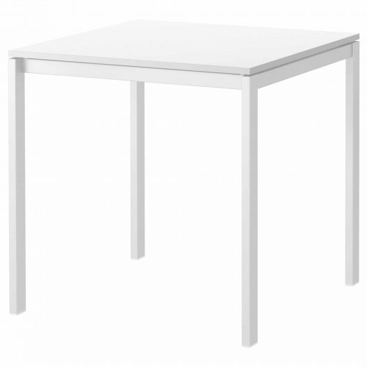 میز تک 2 نفره سفید ایکیا مدل MELLTORP