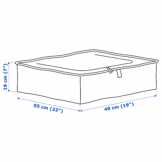 باکس زیر تخت ایکیا مدل PARKLA