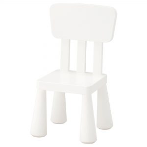 صندلی سفید کودک ایکیا مدل MAMMUT