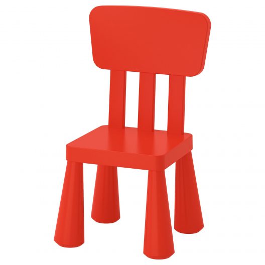 صندلی کودک قرمز ایکیا مدل MAMMUT