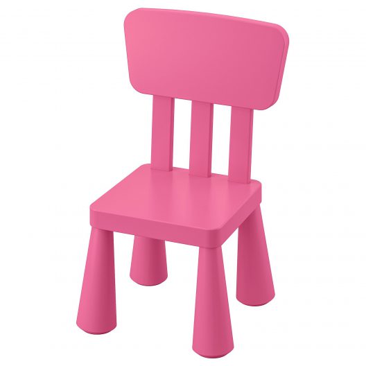صندلی کودک صورتی ایکیا مدل MAMMUT