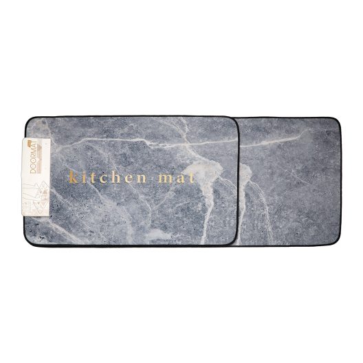 مت سینک طوسی دو عددی KITCHEN MAT