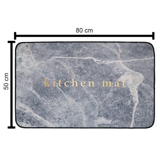 مت سینک طوسی دو عددی KITCHEN MAT