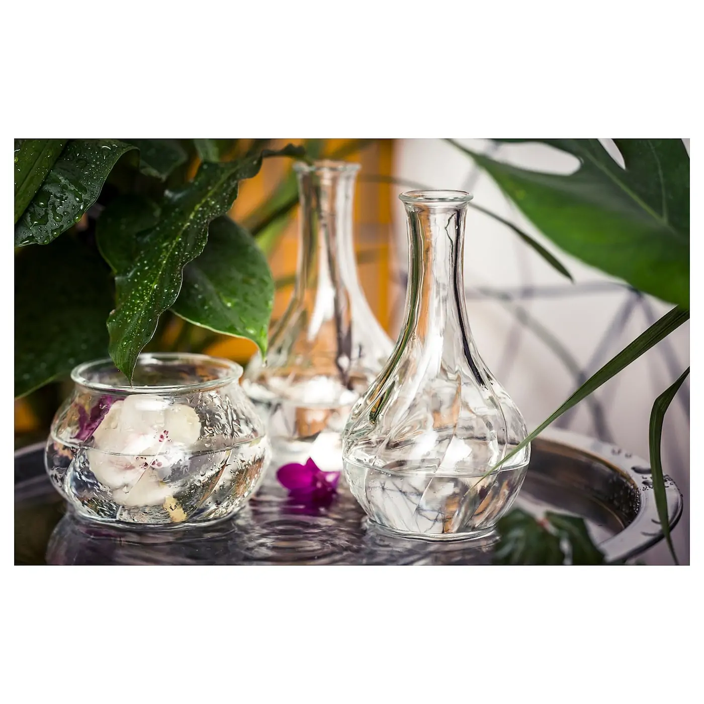 گلدان شیشه ای ایکیا مدل VILJESTARK سایز 8 - تصویر 7