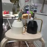ظرف آبیاری لعابی مشکی ایکیا مدل VATTENKRASSE - تصویر 5