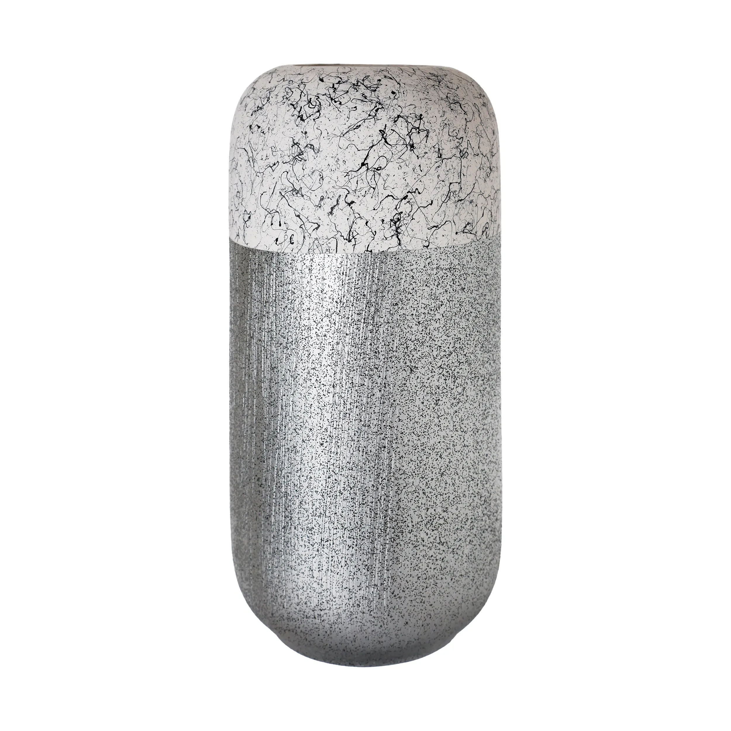 گلدان دکوری مدل Gray Patine