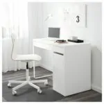 میز تحریر ایکیا کمد دار سفید مدل MICKE - Image 5