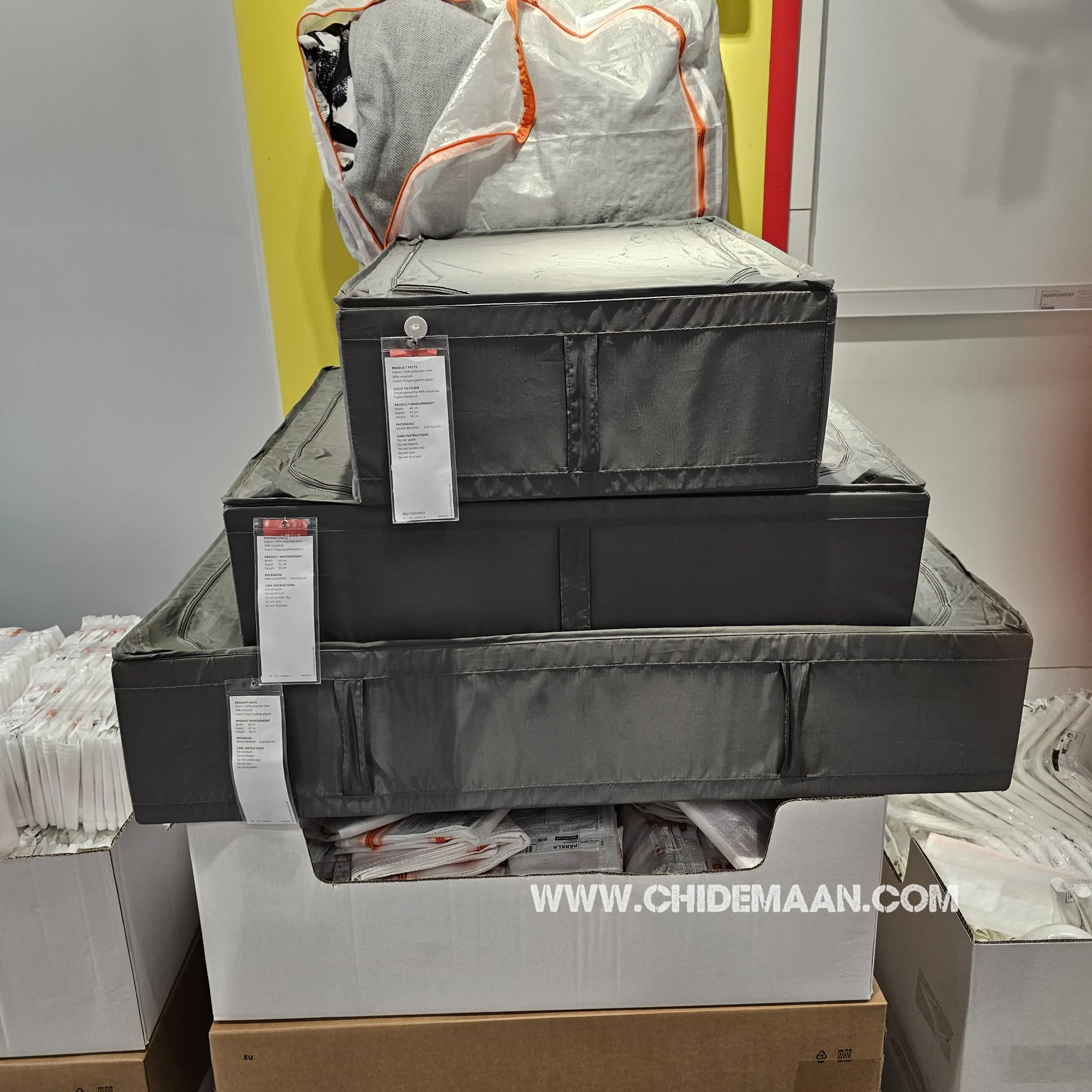 نظم دهنده زیر تخت ایکیا 65 سانت مدل SKUBB - Image 7