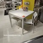 میز دو نفره ایکیا سفید مدل MELLTORP - Image 9