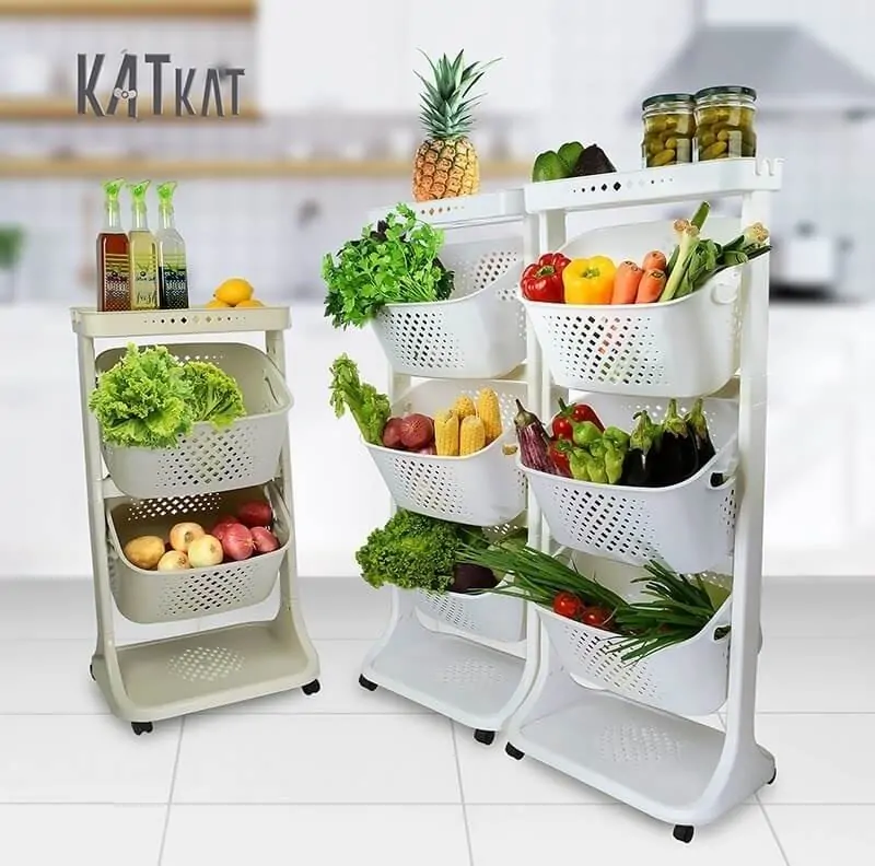 سبد نظم دهنده تیتیز سفید مدل KAT KAT - تصویر 3