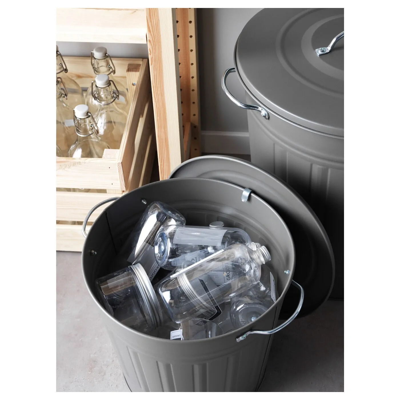 سطل زباله ایکیا طوسی 16 لیتری مدل KNODD - Image 2