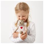 عروسک خرس صورتی ایکیا مدل FABLER