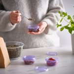 ظرف نگهدارنده سه عددی گرد ایکیا مدل PRUTA