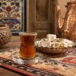لیوان کمر باریک شش عددی پاشا باغچه